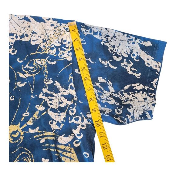 Mecca 2XL T-Shirt Men's Y2K Ocean Graphic Blue Octopus Tentacle Skater 90s Tee - Picture 4 of 9